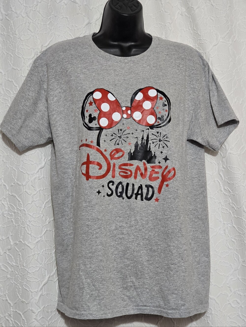 Disney Squad Women’s 100% Cotton Medium Gray T-Shirt